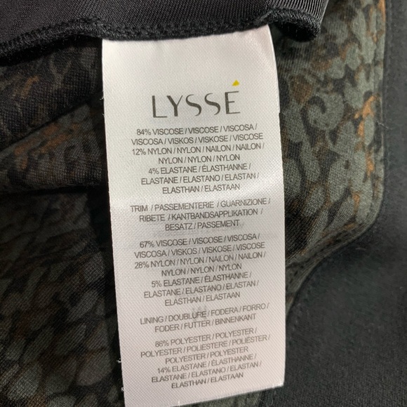 Lysse Snakeskin Print Leggings Size Medium - Picture 4 of 12